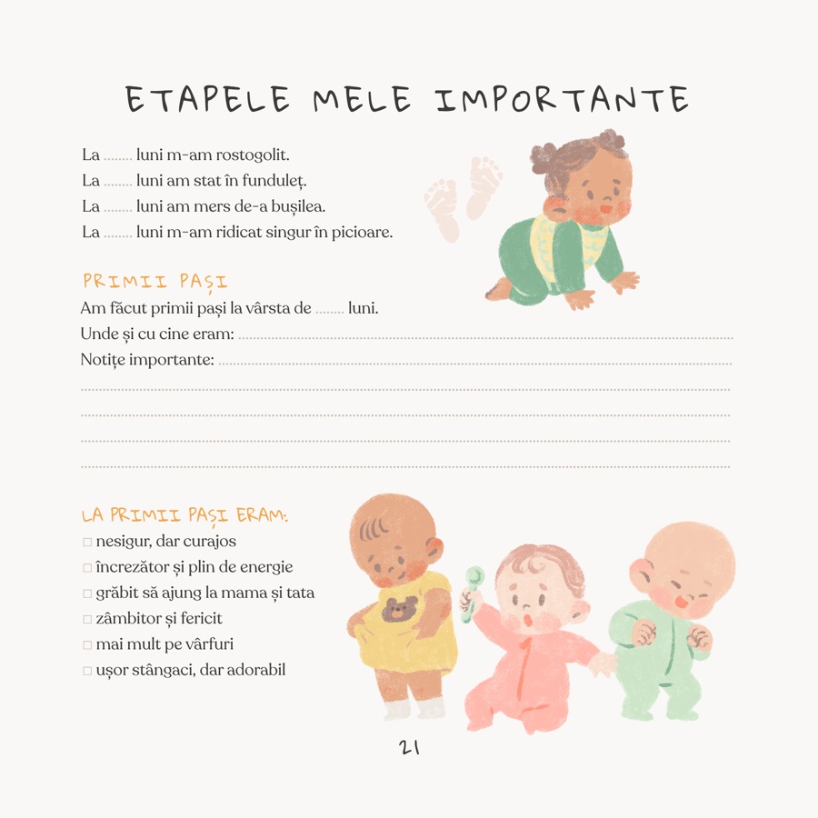 Pagina cu etape importante
